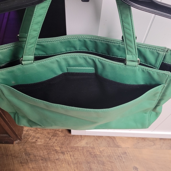 Vintage Kate Spade Nylon Green Shoulder Bag - Picture 4 of 10